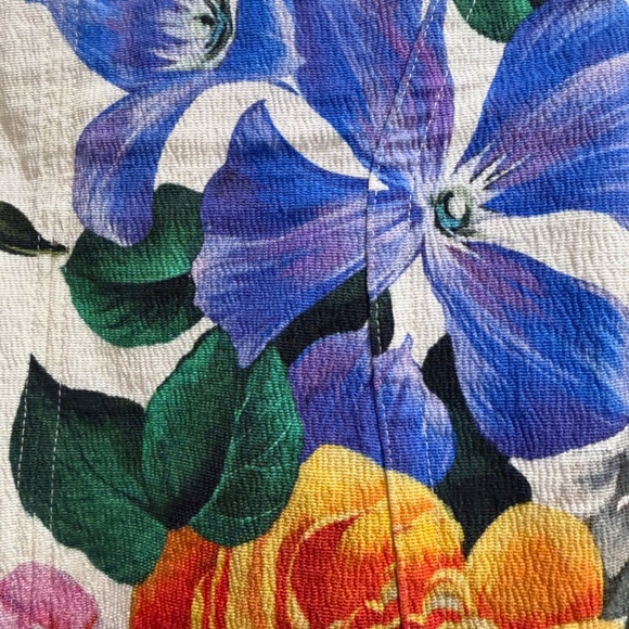 Dolce & Gabbana Peony Floral Print Mini Dress – Size 42 - Picture 8 of 9